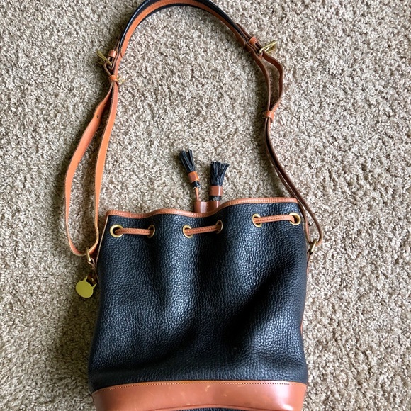 Vintage Dooney & Bourke Drawstring Bucket Bag - Picture 5 of 8